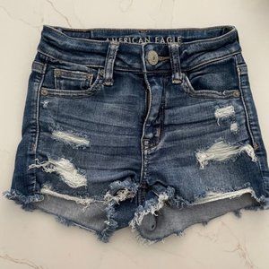 American Eagle distressed jean short - Size 000